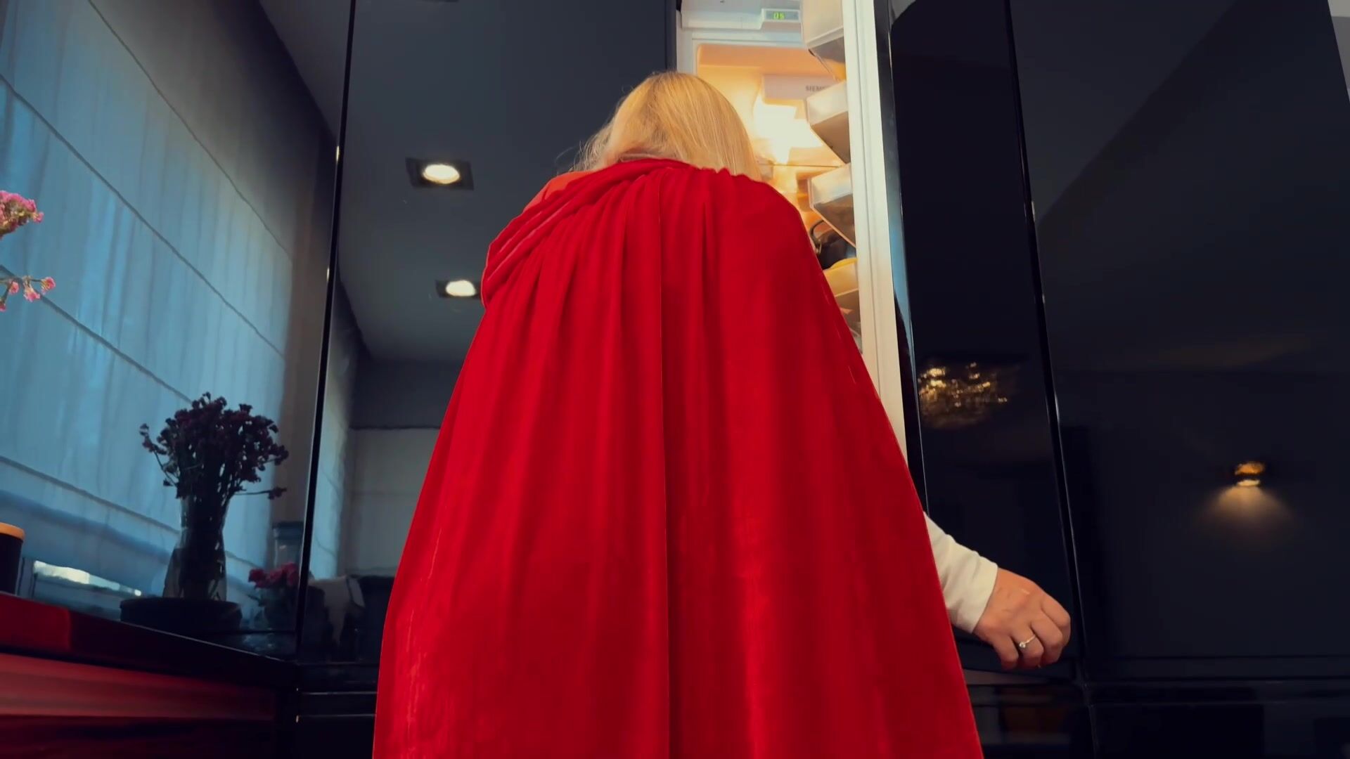Tornado in Little Red Riding Hood's belly