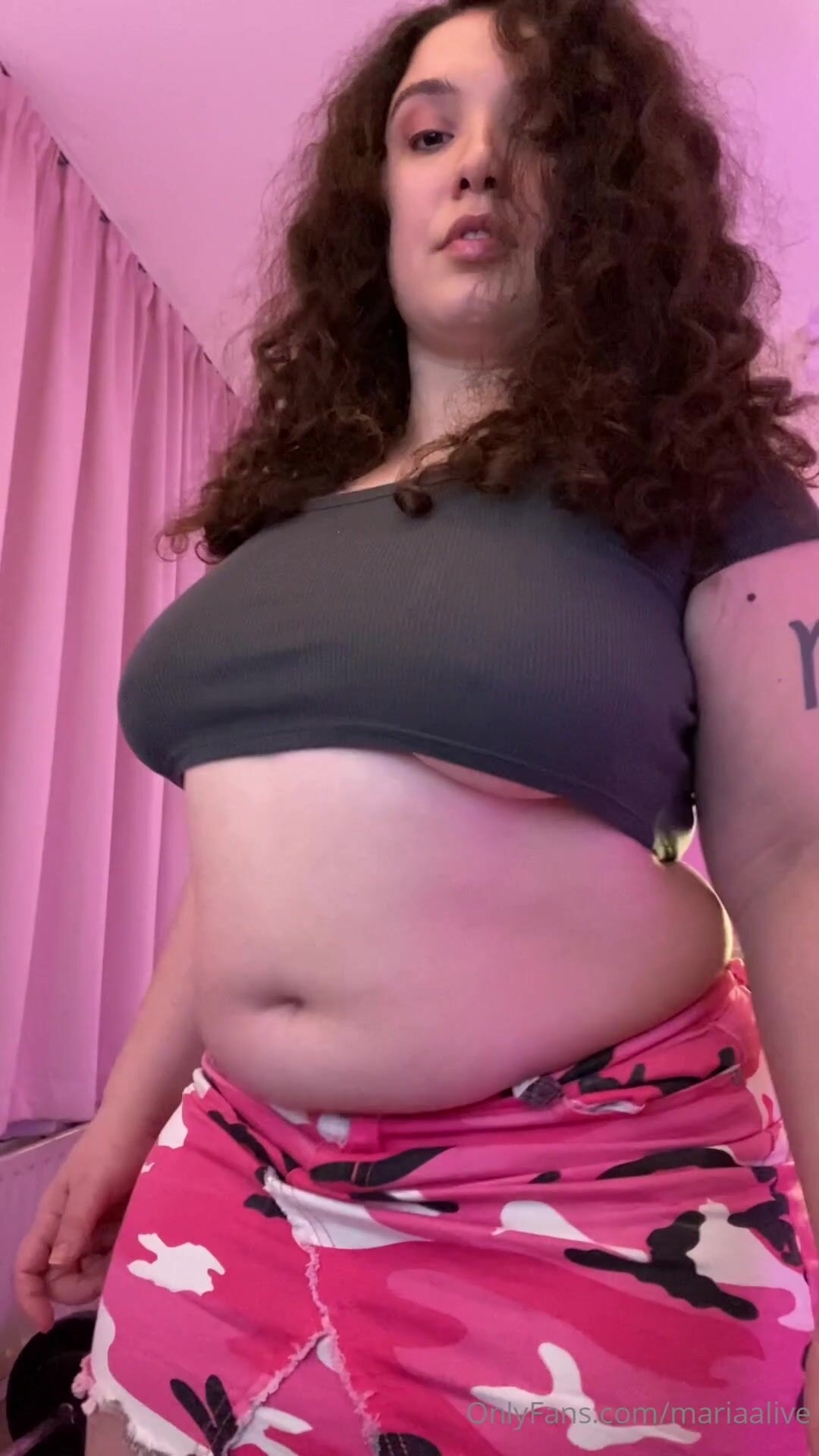 mariaalive belly jiggle