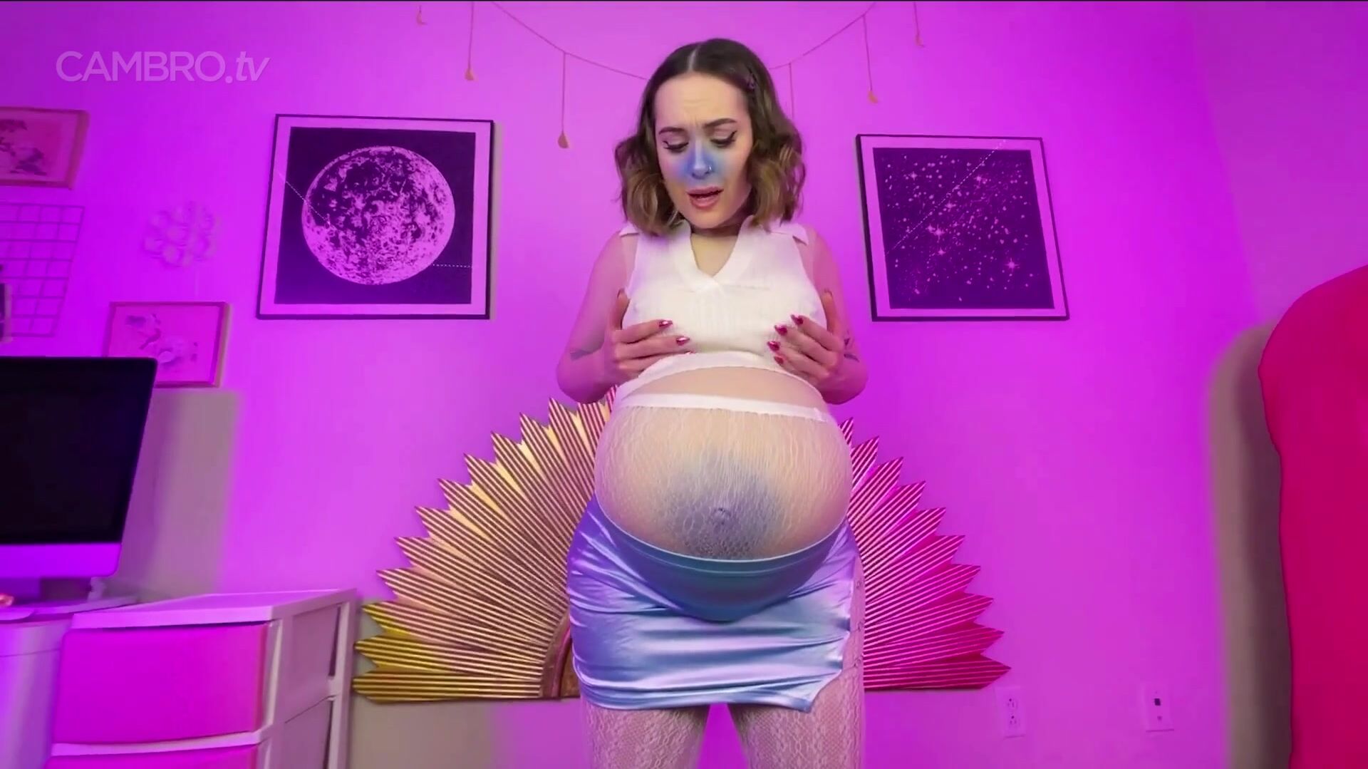 Disco kitten blueberry