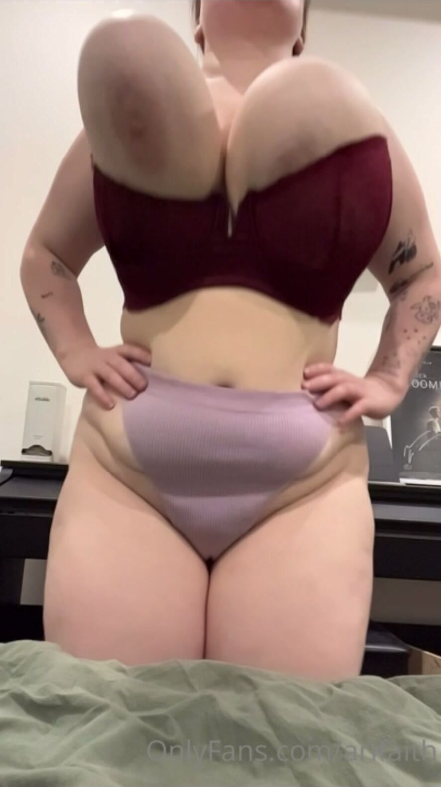 Arifaith pov clapping tits and ass shaking