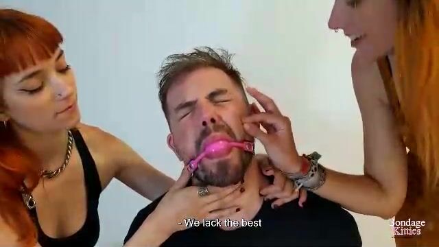 Tied Face Licking