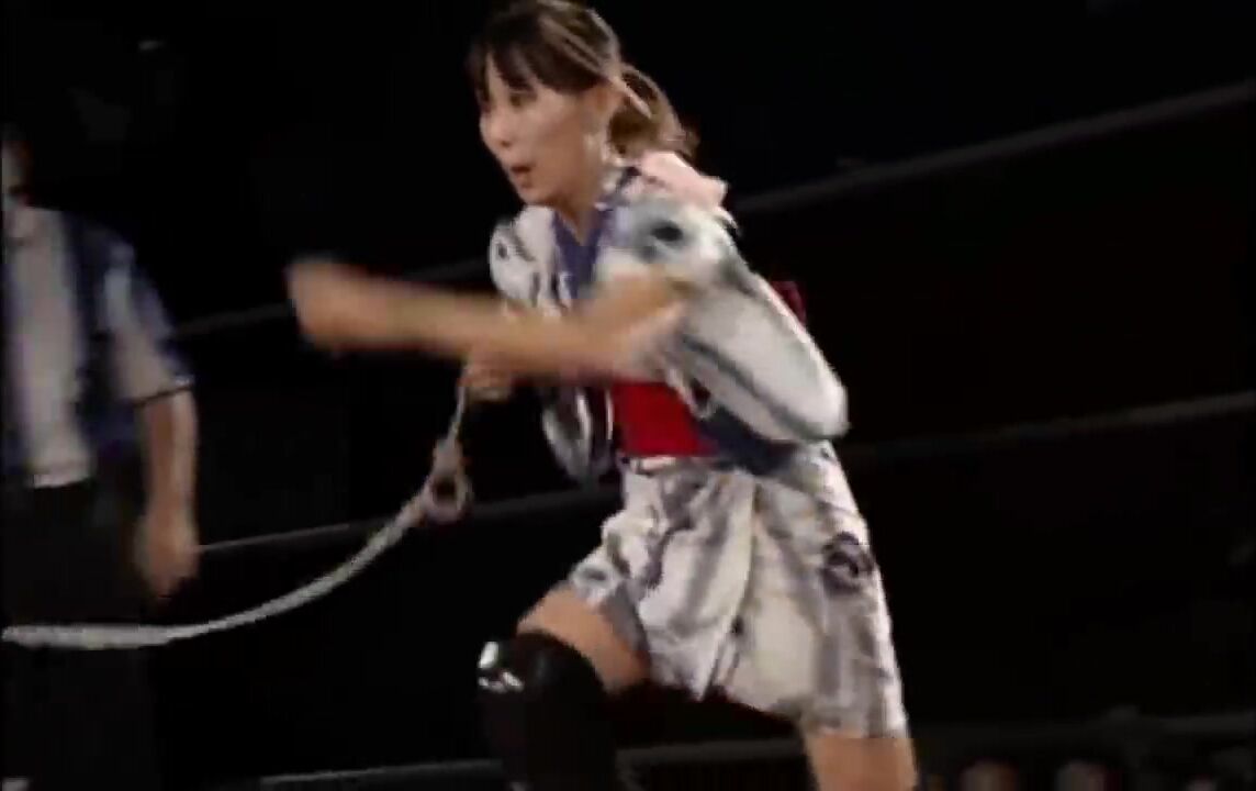 mio shirai MIXED WRESTLING headscissors