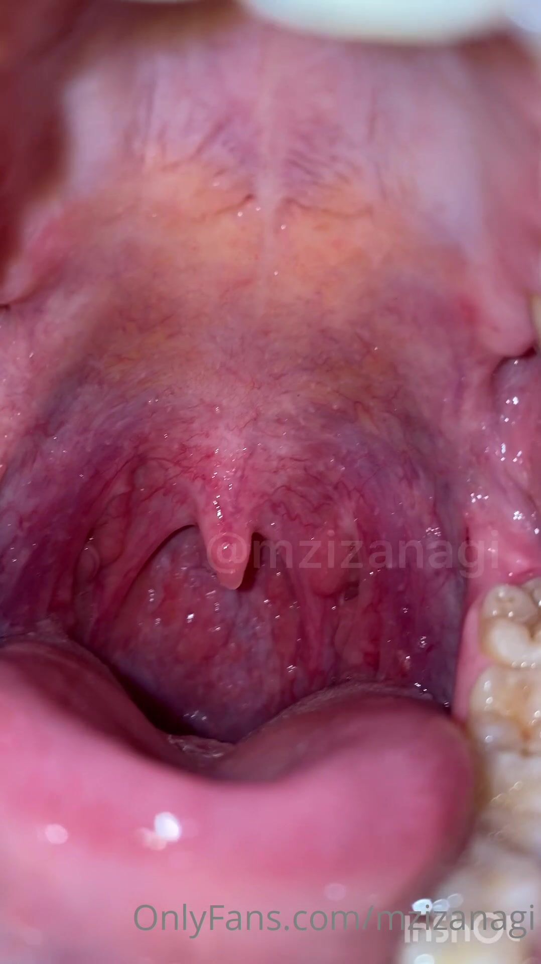 mzizanagi - goth girl gummy mouth vore close up 2