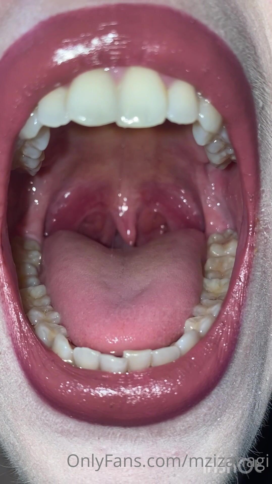 mzizanagi - mouth and throat close up uvula