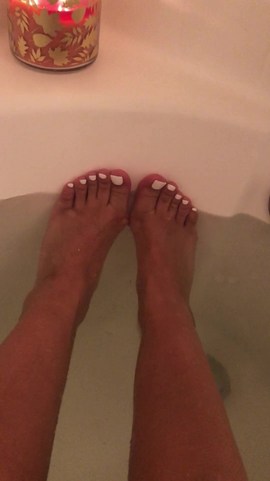 Gianna Dior Pretty Feet In Bathtub White Toenails OF Clip