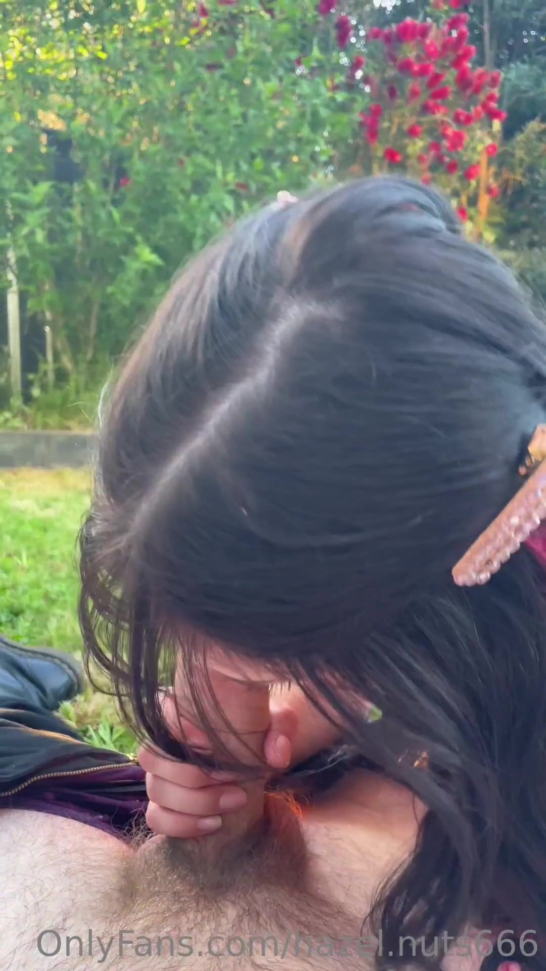 LavenderHayz Outdoor Blowjob Hairy BWC OF 12 Min