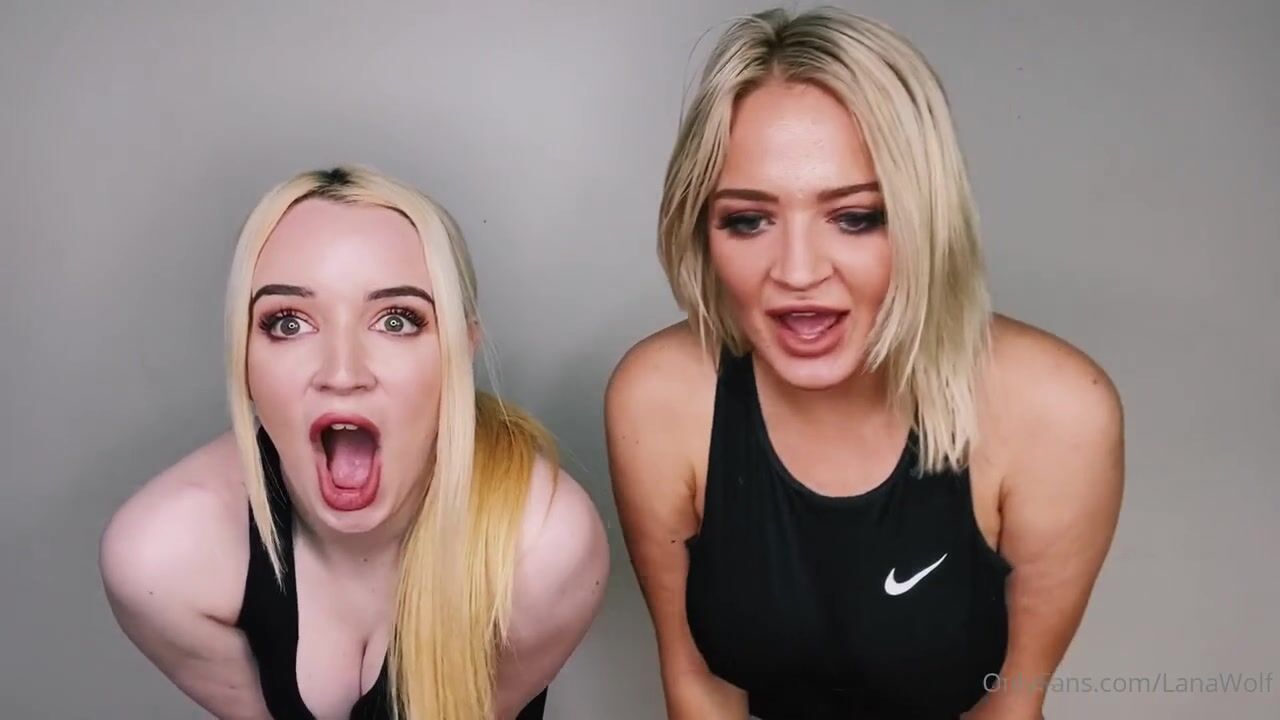 Lana Harding & Lana Wolf - Gym Lesbians Want Alpha Cock JOI
