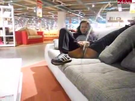 Pissing On Show Room Sofa