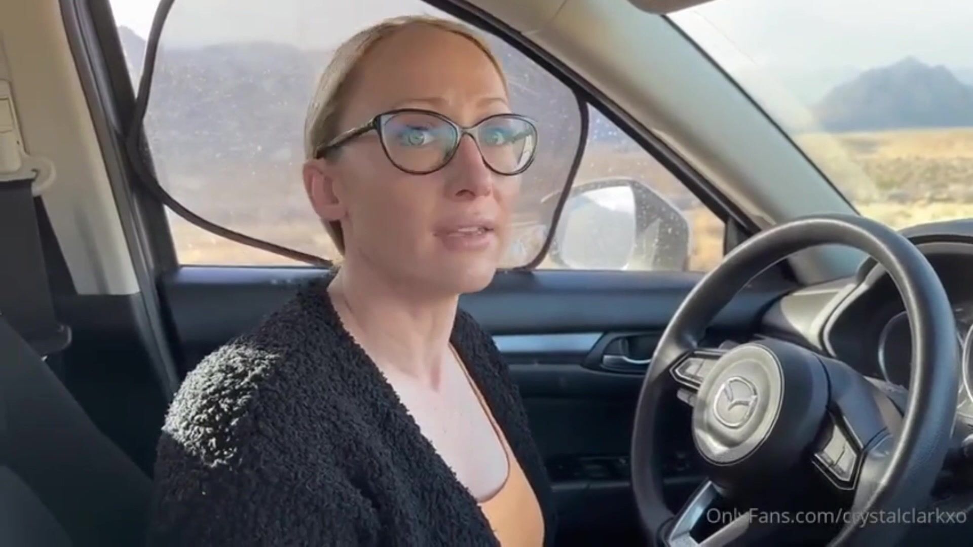 Crystal Clark Blowjob-Car