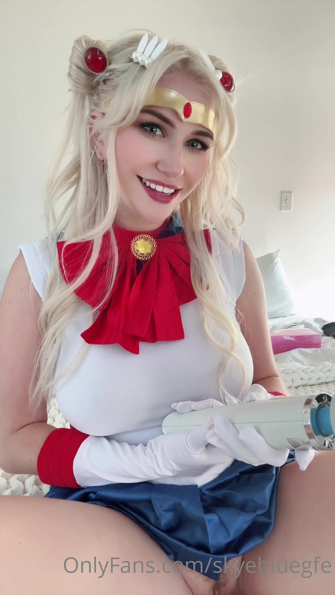 Skye Blue - sailor moon masturbation