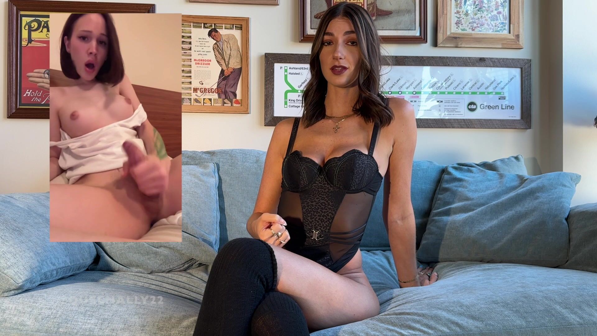 Queen Ally Confused about Cock