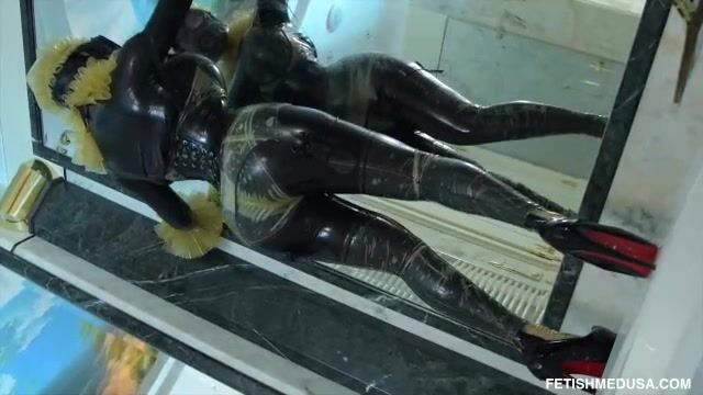 Girl in latex
