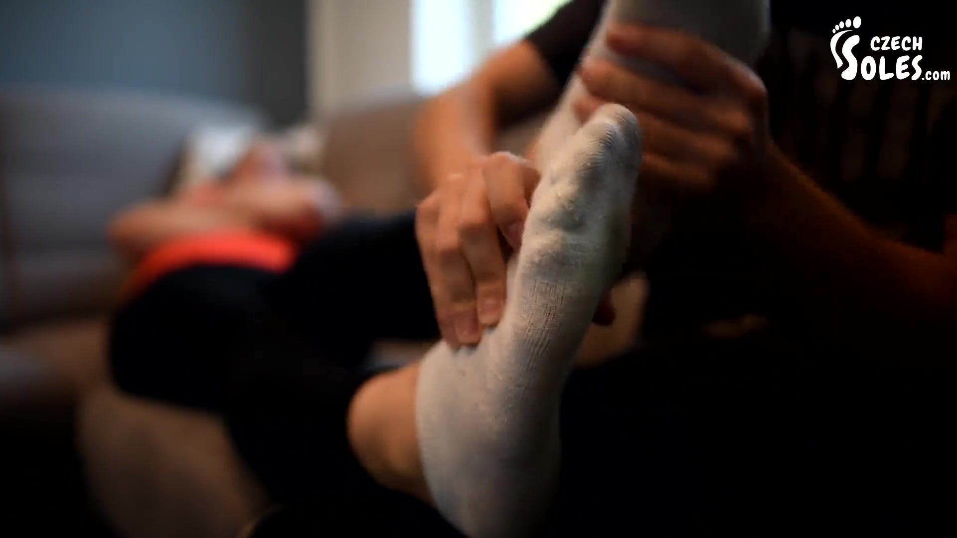 Czech Soles Sock sniffing femdom by goddess didi