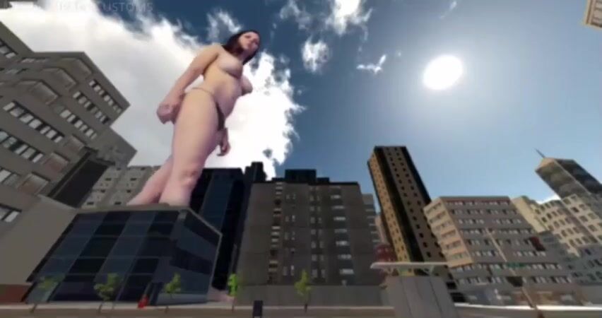 Obsessed EX Giantess in the city