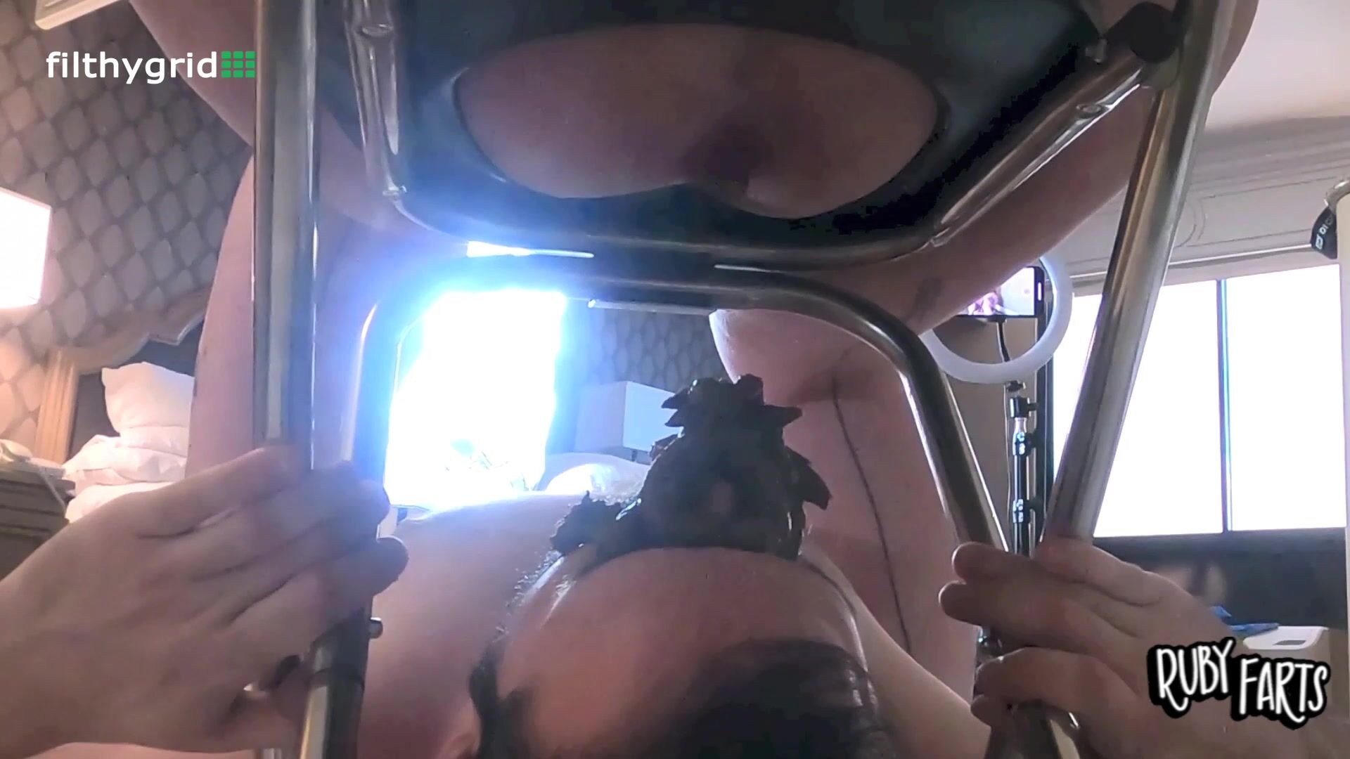 Ruby Farts shits on slave