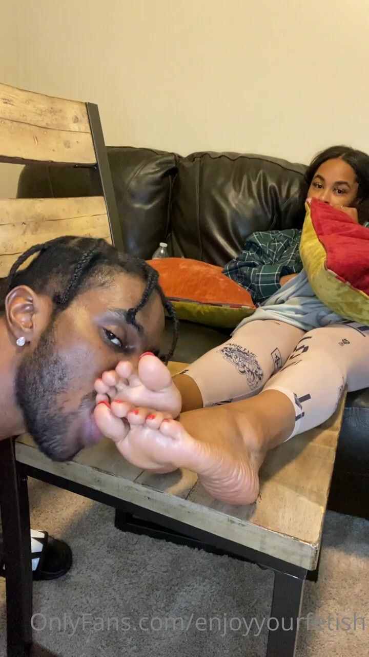The foot worship leg