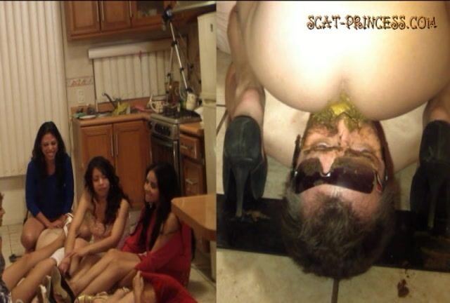 Scat princess scat in the kitchen