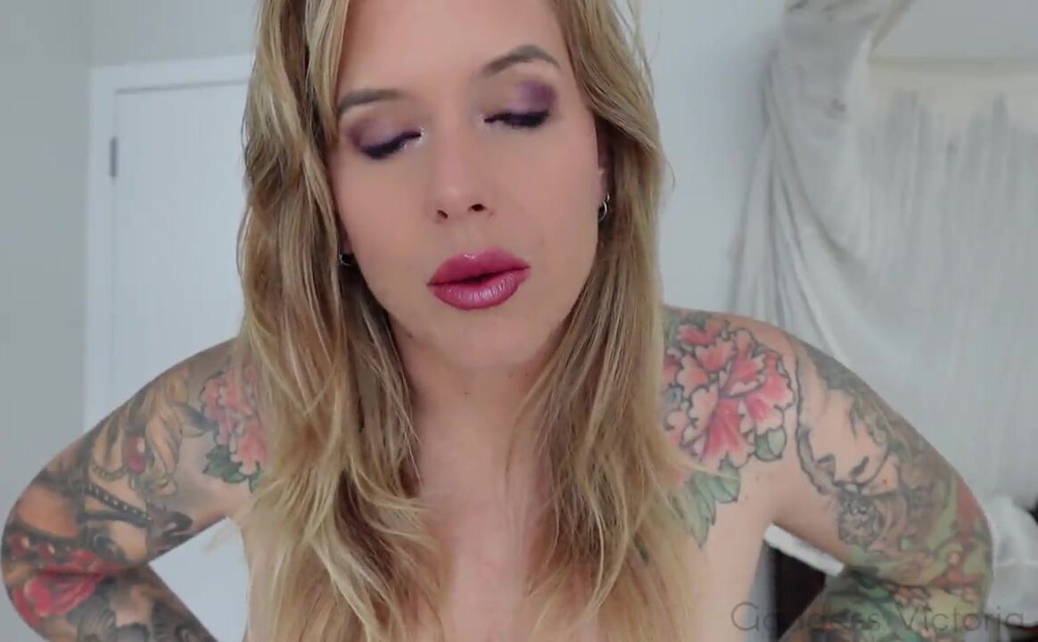 Cruel Seductress Victoria - Eat cum before chastity CEI