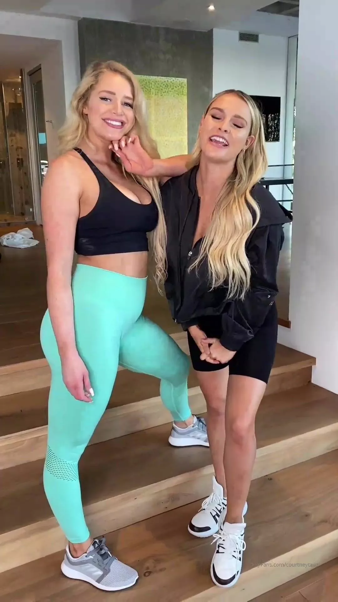 courtneytailor TWO GIRLS are BETTER THAN ONE Booty workout wi xxx onlyfans porn
