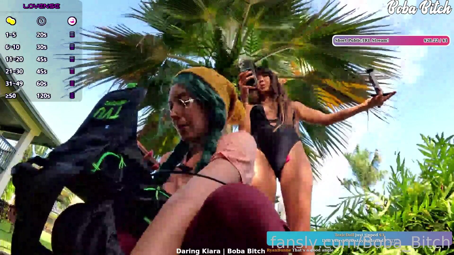Boba_Bitch Here is the recording from yesterday's public/IRL livestream with @daringkiara ! This was