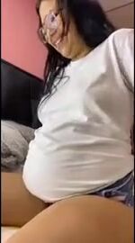 Alebelly huge bloated belly