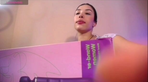 veronica_garciaa slurping saliva