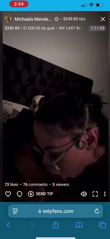 Sheismichaela bbc blowjob