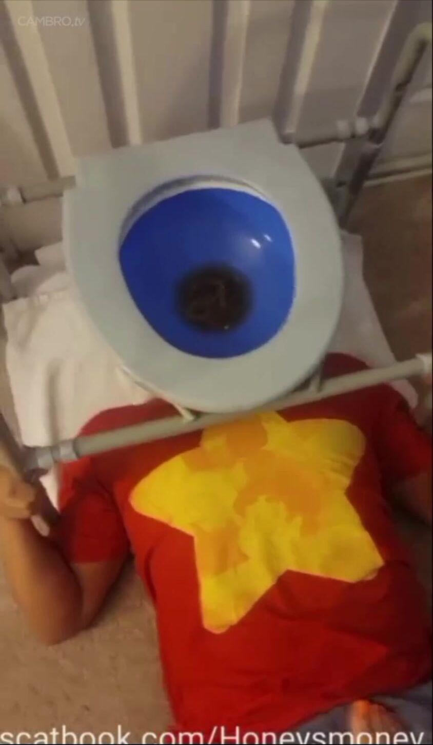 Princess honey feeding her toilet slave