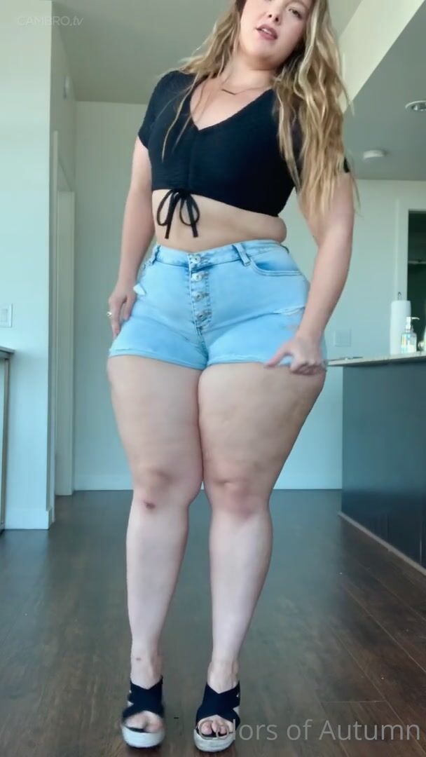 Colors Of Autumn Jean Shorts