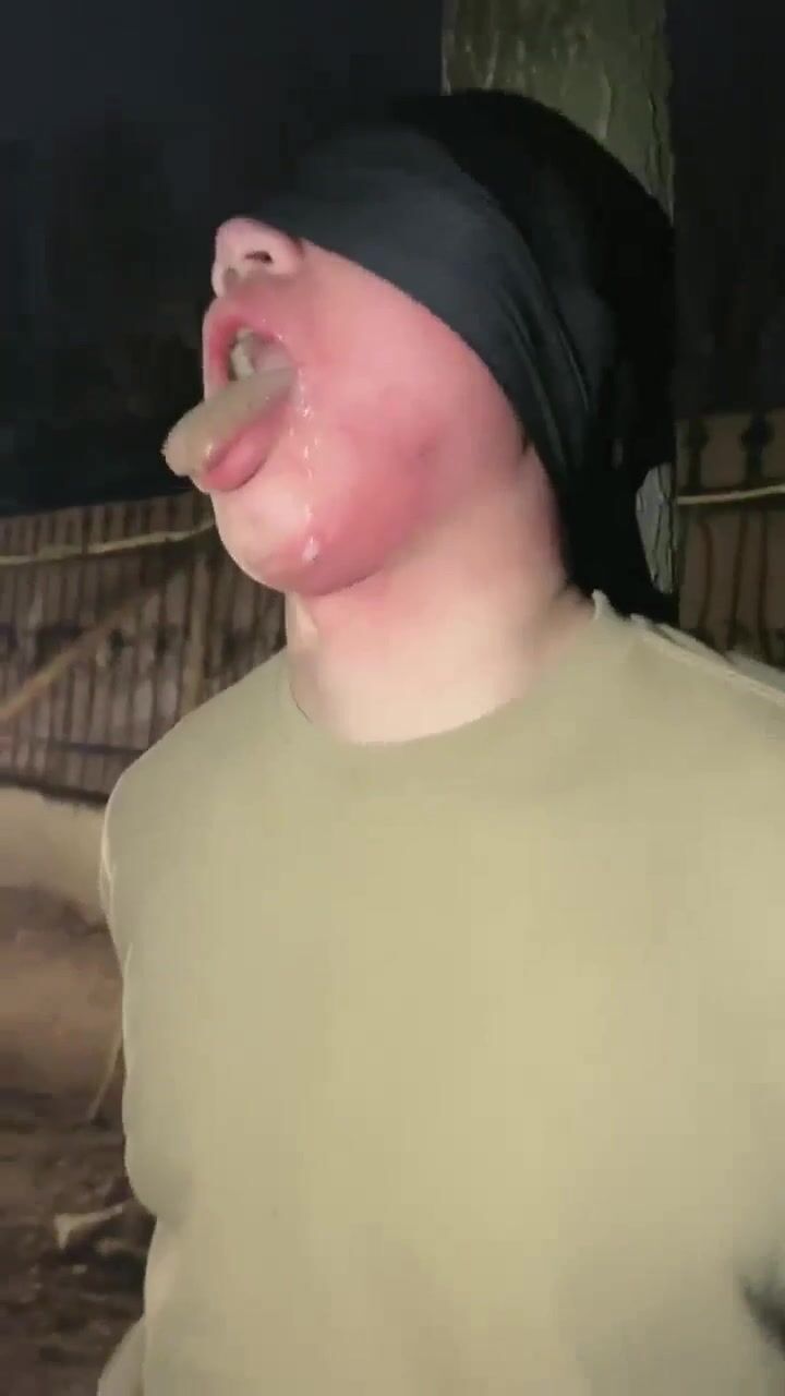 MUDDY BOOT LICKED BY MISERABLE SLAVE