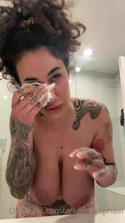 Arabelle Raphael OF Naked Bathroom Ritual
