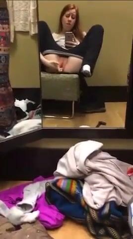 Unkown- Cutie Masturbates with her Friend in the Changing Room