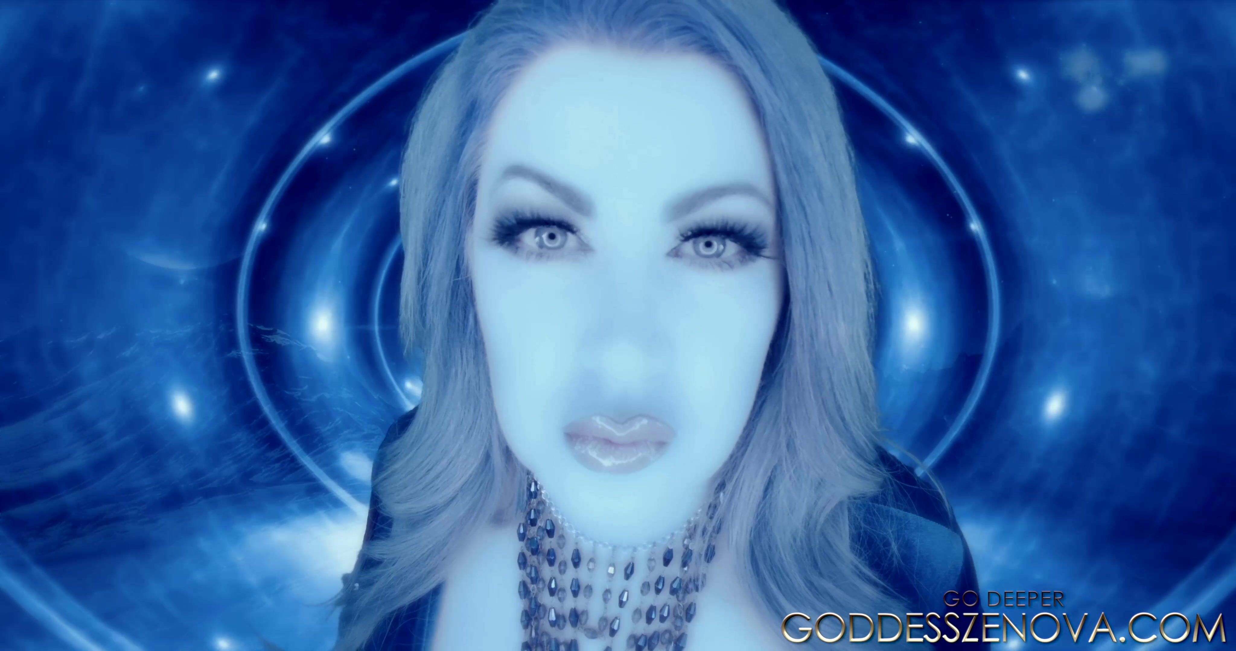 Goddess Zenova - Alien Blue Bliss Mind Invasion