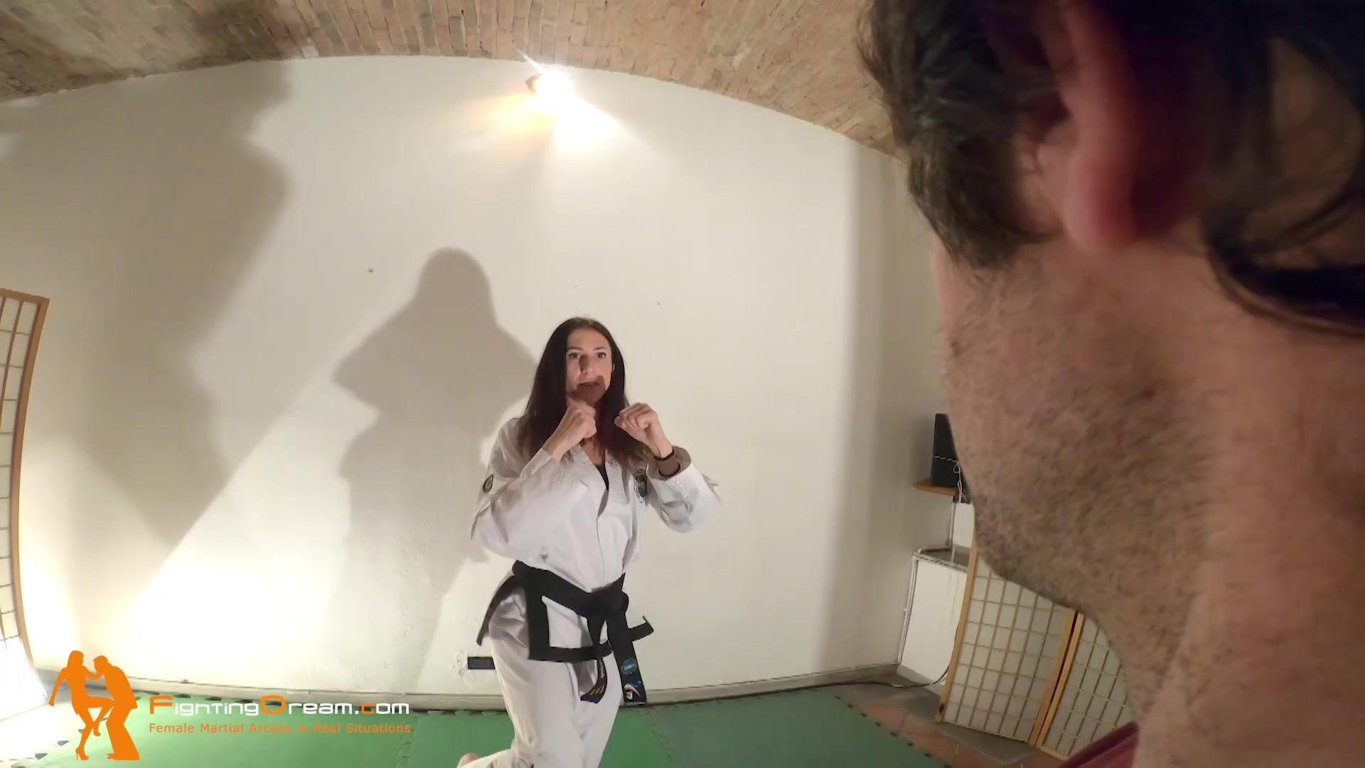 alison tkd Face kick