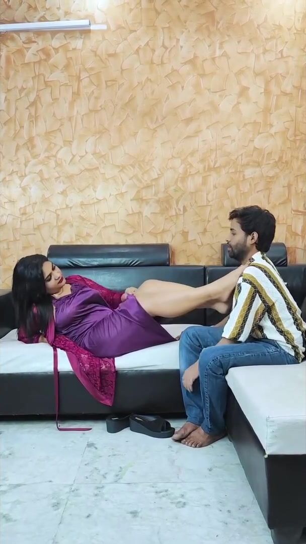 Indian mistress foot worship