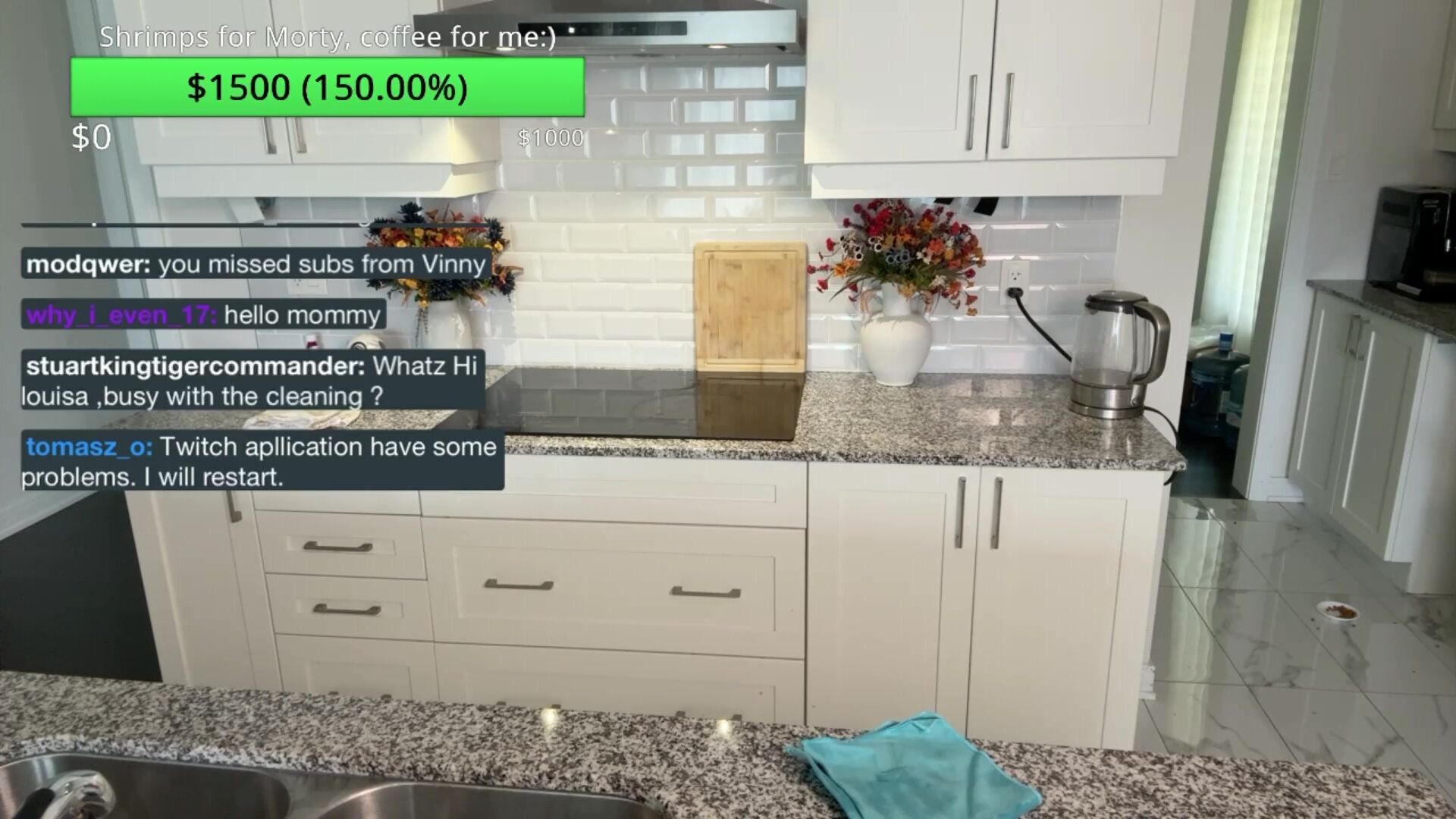 Louisa_Khovanski cleaning stream