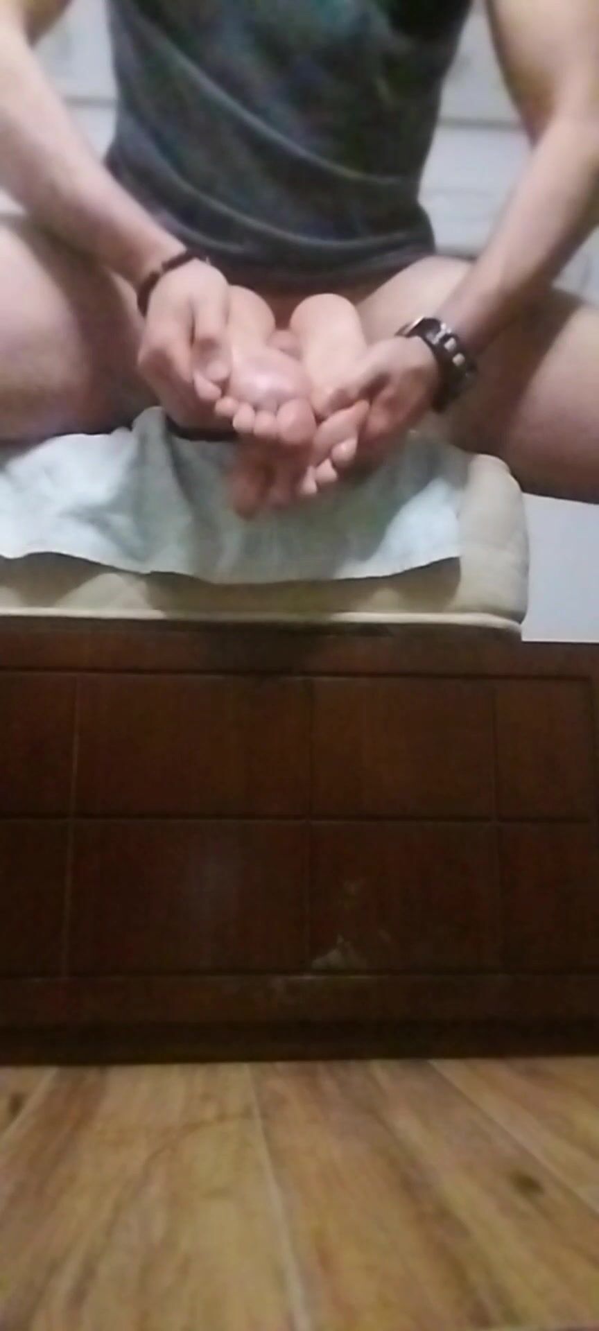 Kary huge size 43 (11 US) soles fucked and  CS