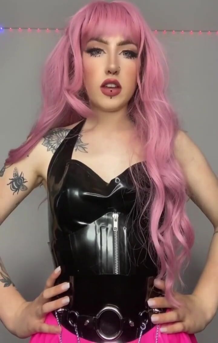 Goth alt girl spits on you POV #5