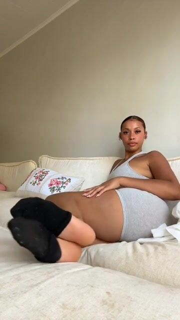 Ebony Socks/Feet Cum Countdown