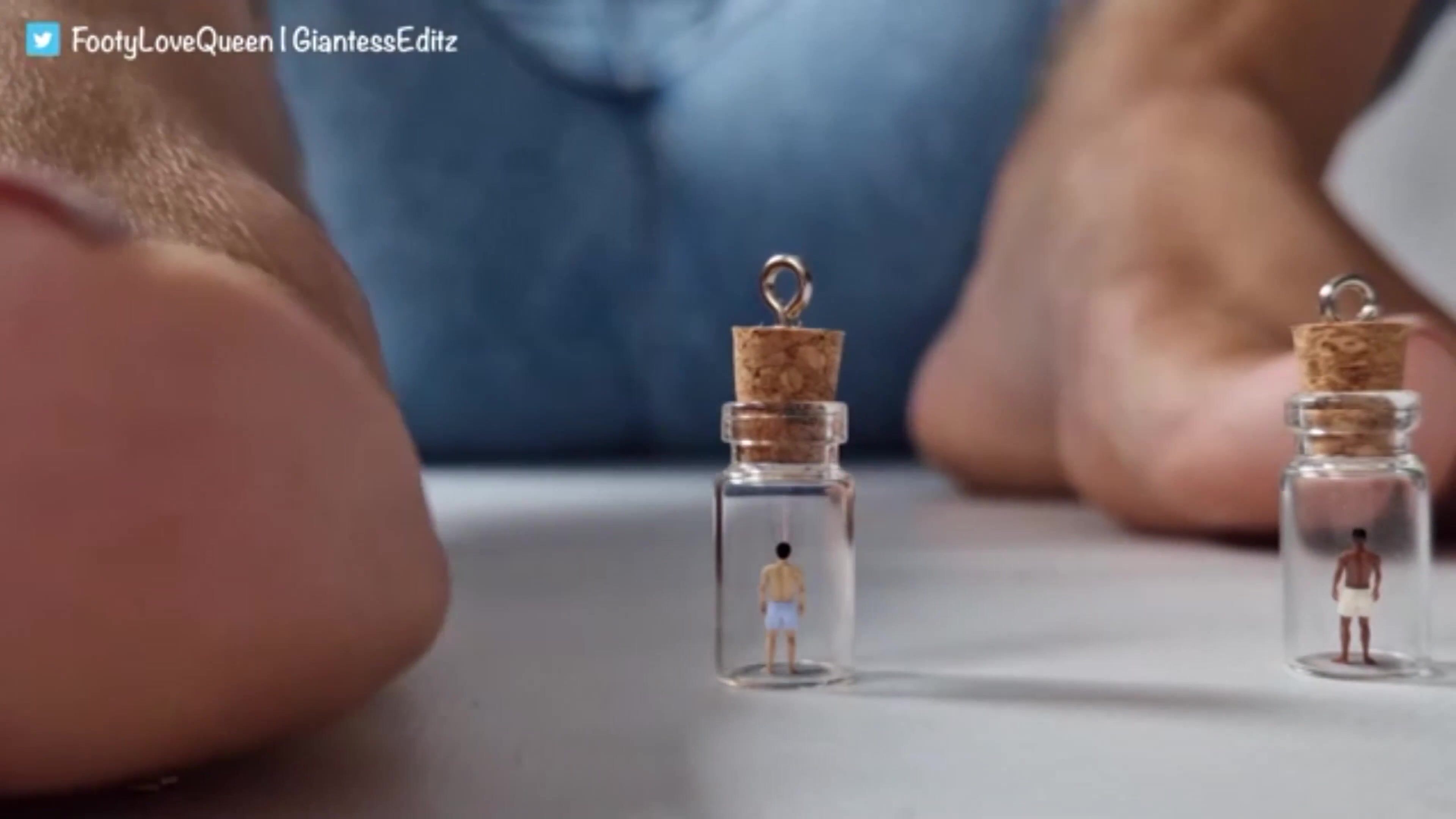 giantess footy queen tiny jar