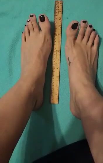 Mexican girl with huge feet
