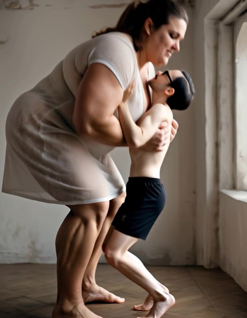 GIANT wife lift and carry kissing