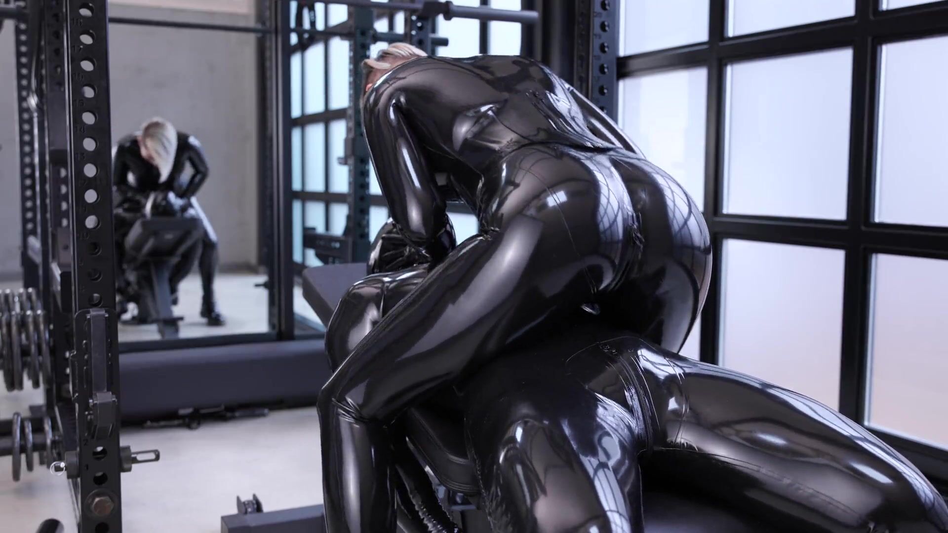 Mistress Trinity Latex Gym 2