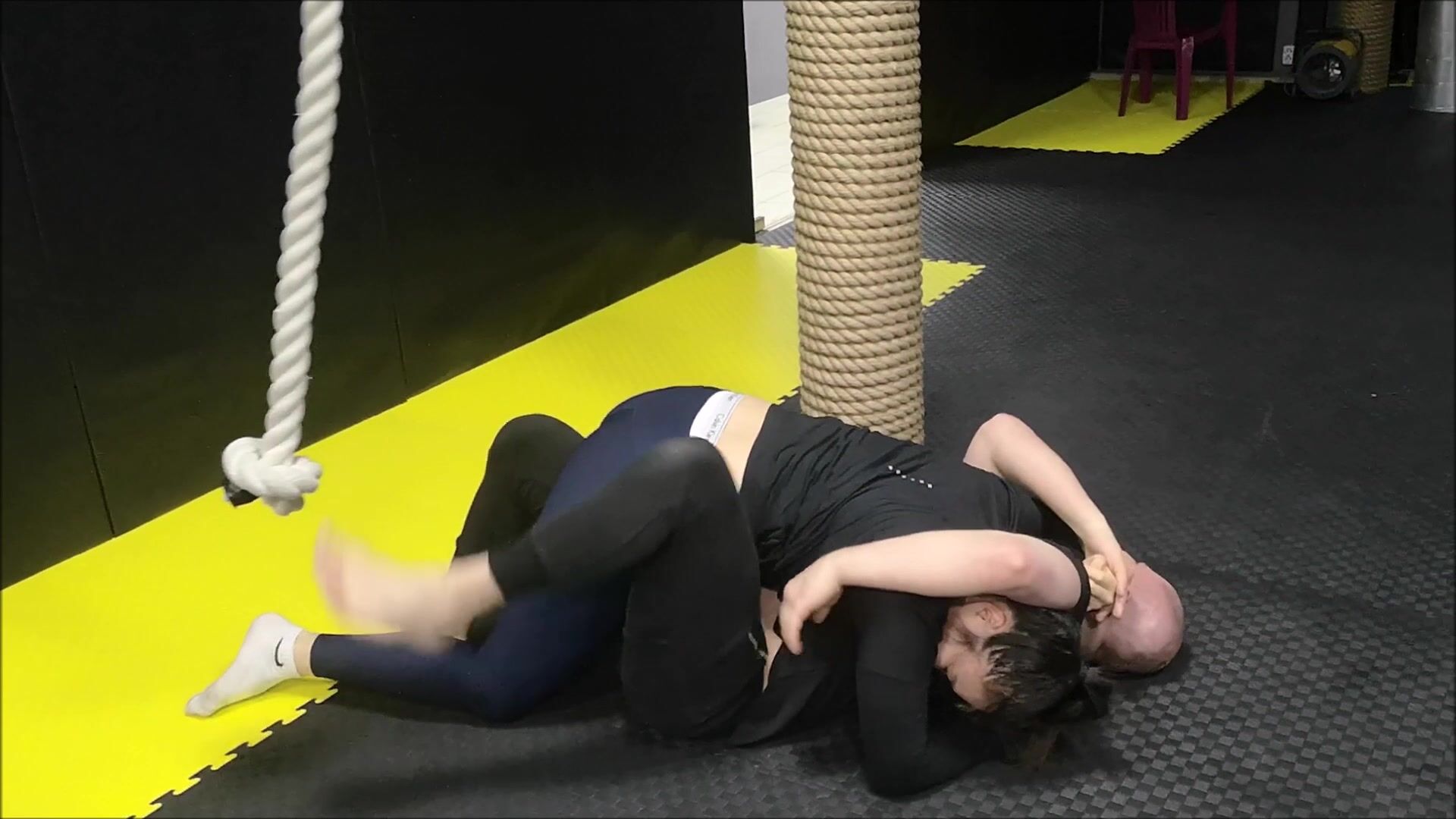 Tall female mongolian mma fighter domination