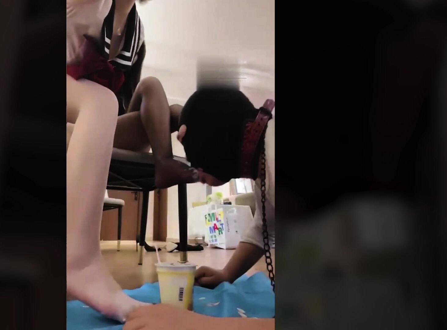 Asian Amateur Double Nylon Feet Worship