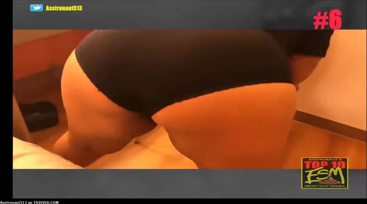 Ebony scat and fart comp