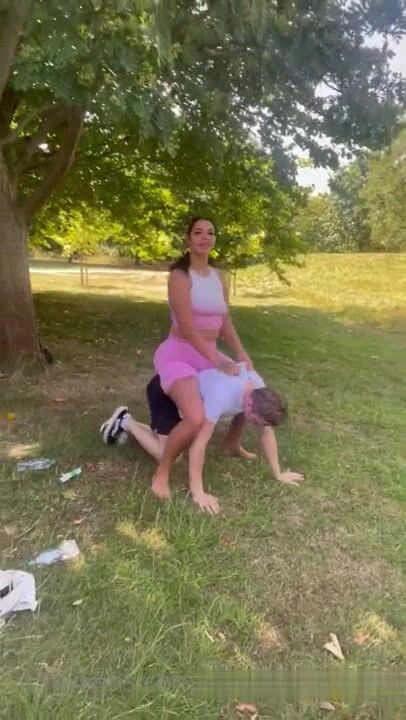 ballbusting and humiliating in public