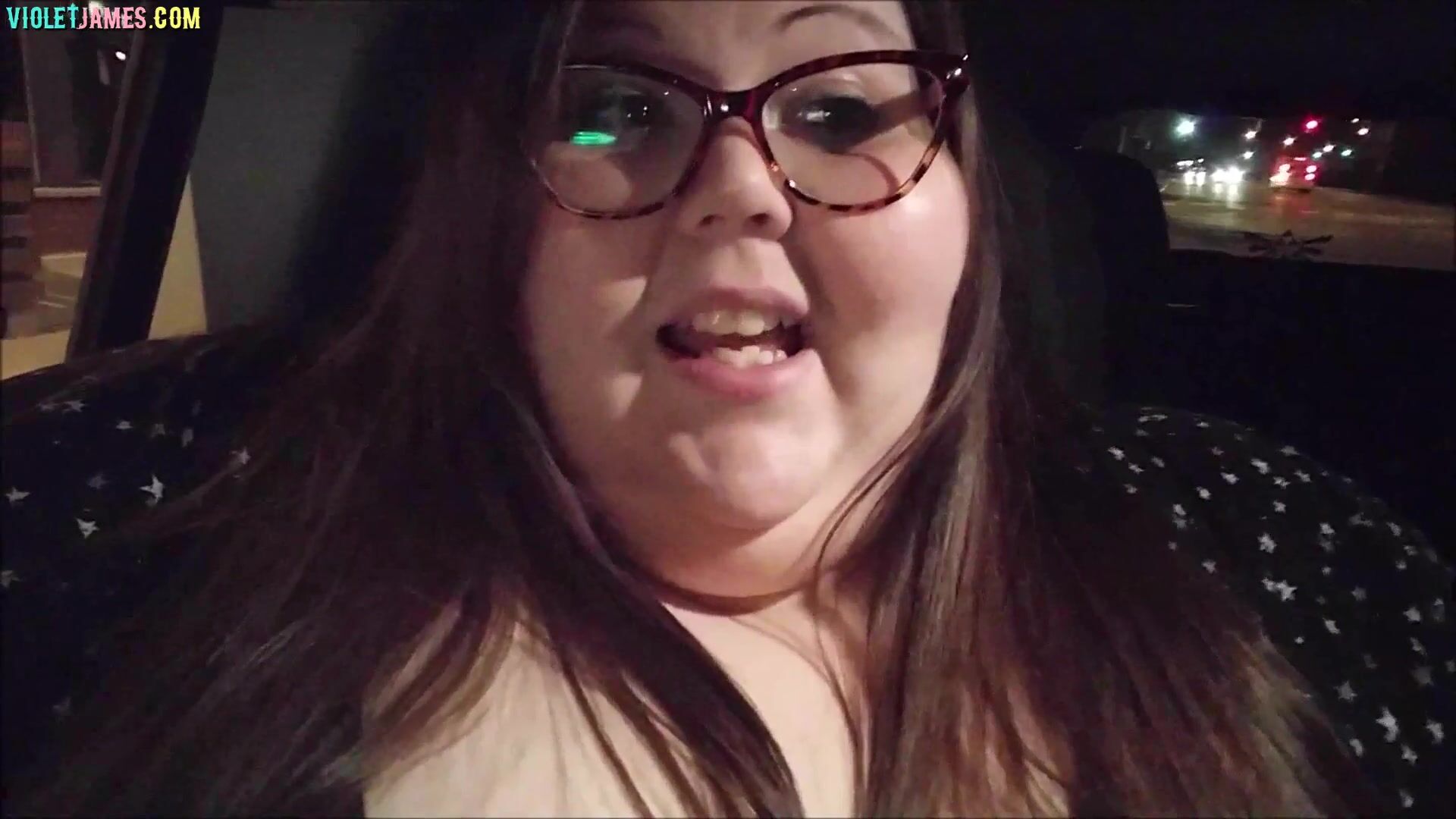 Ssbbw violet james walking