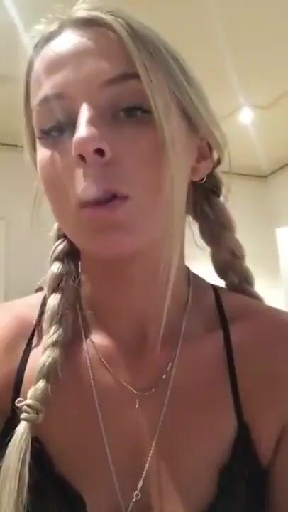 smoking babe