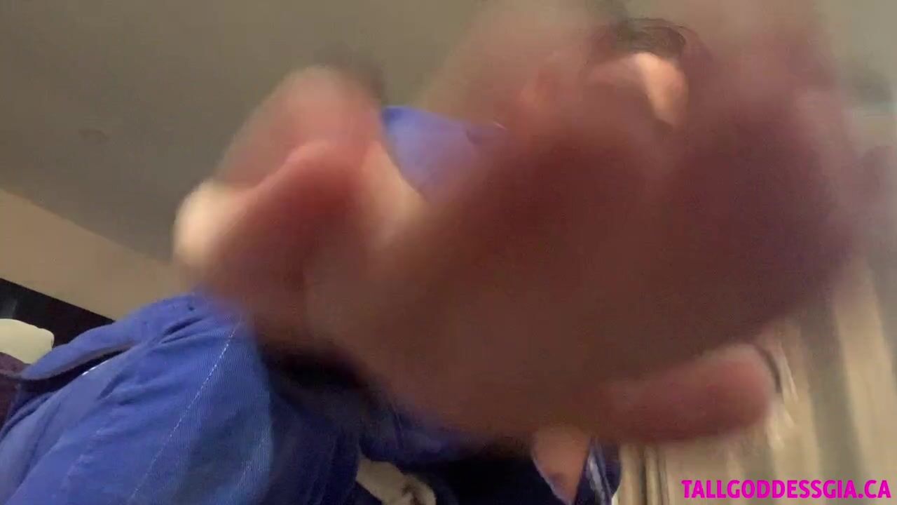 Tall Goddess Gia - After School Foot Detention